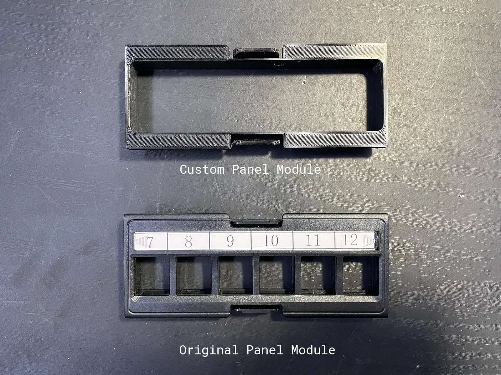 Custom printed and original panel modules