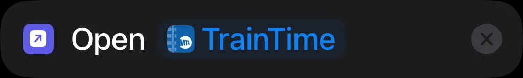 Open TrainTime app
