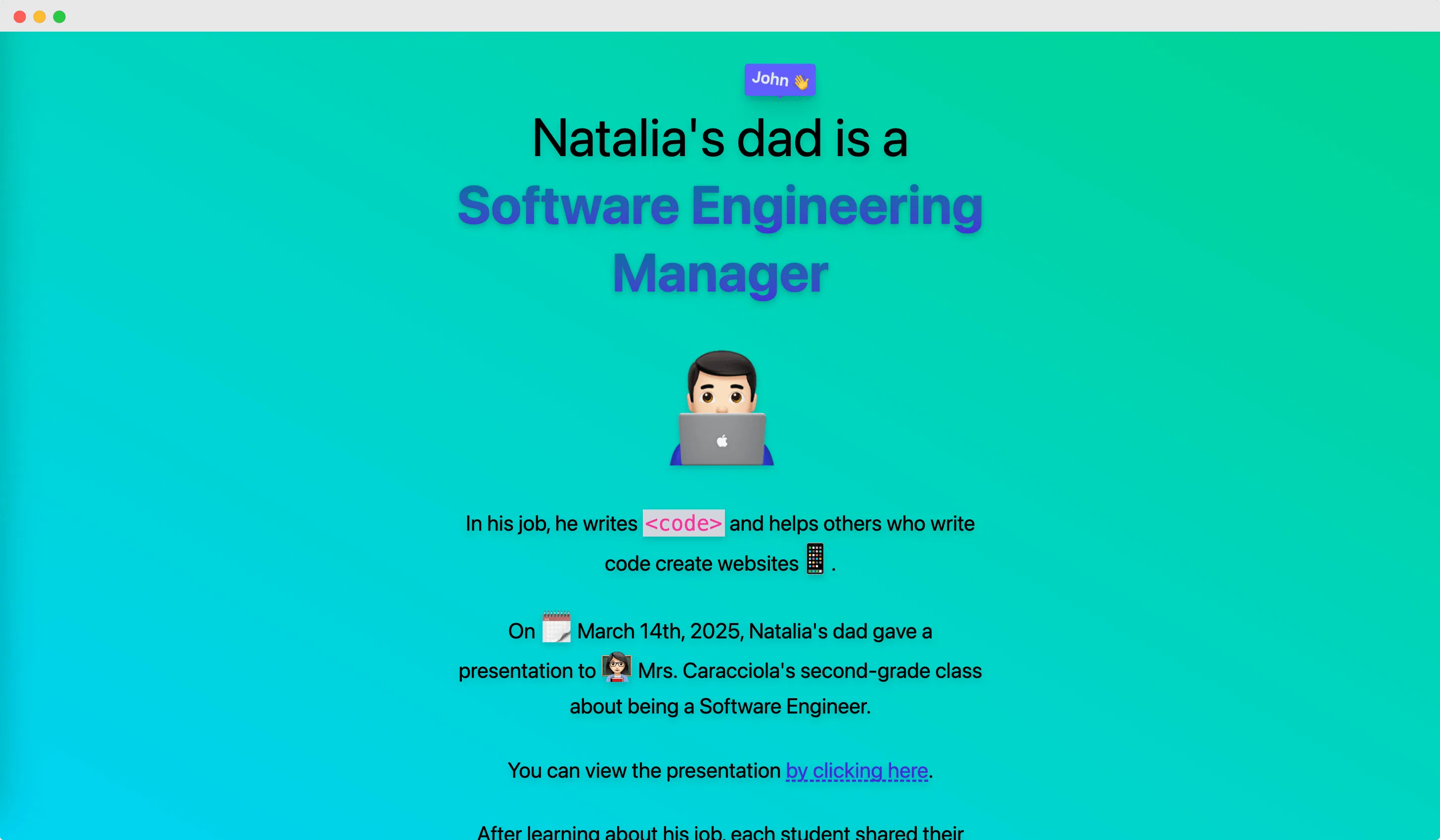 Natalia's Dad