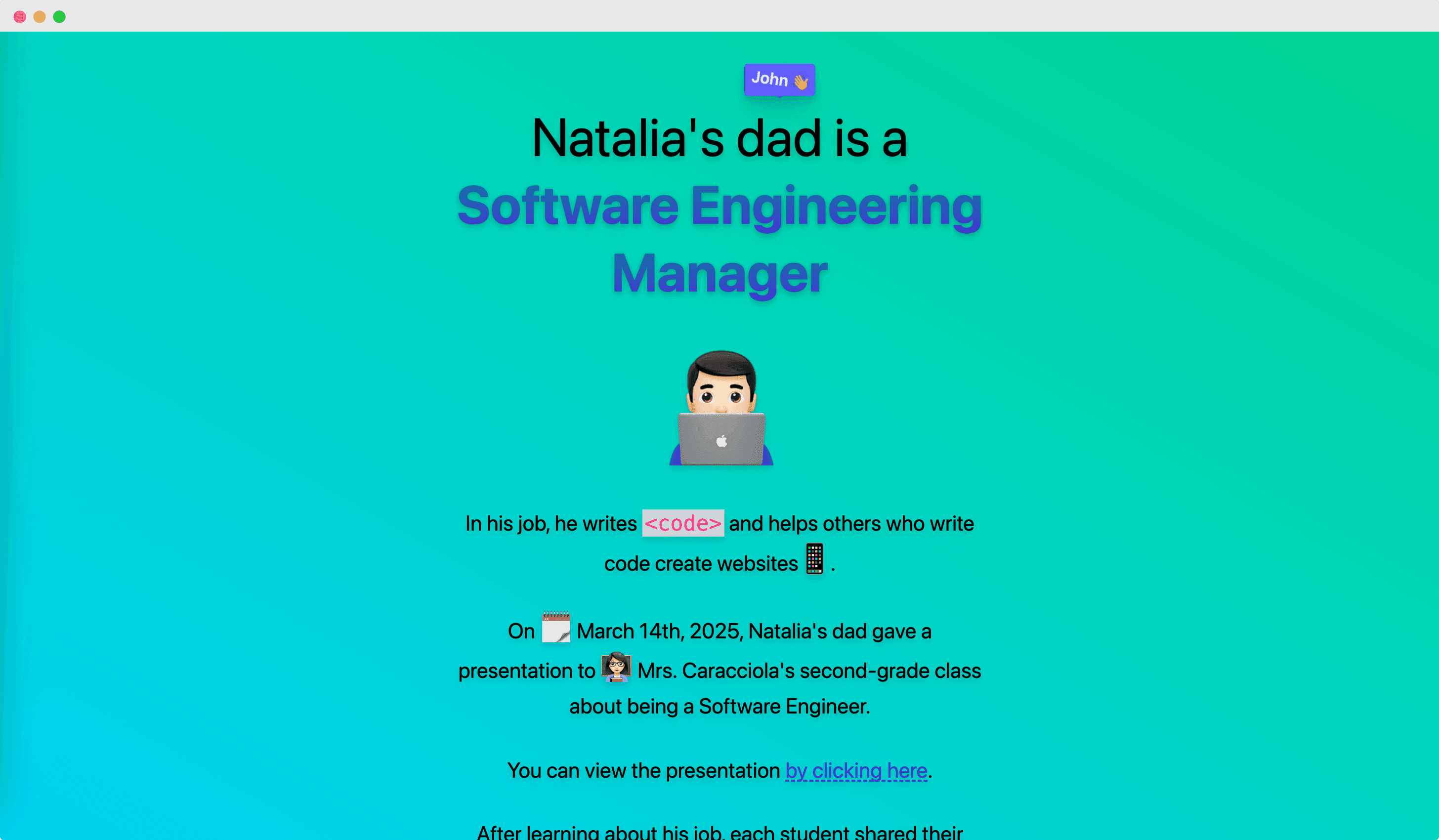 Natalia's Dad